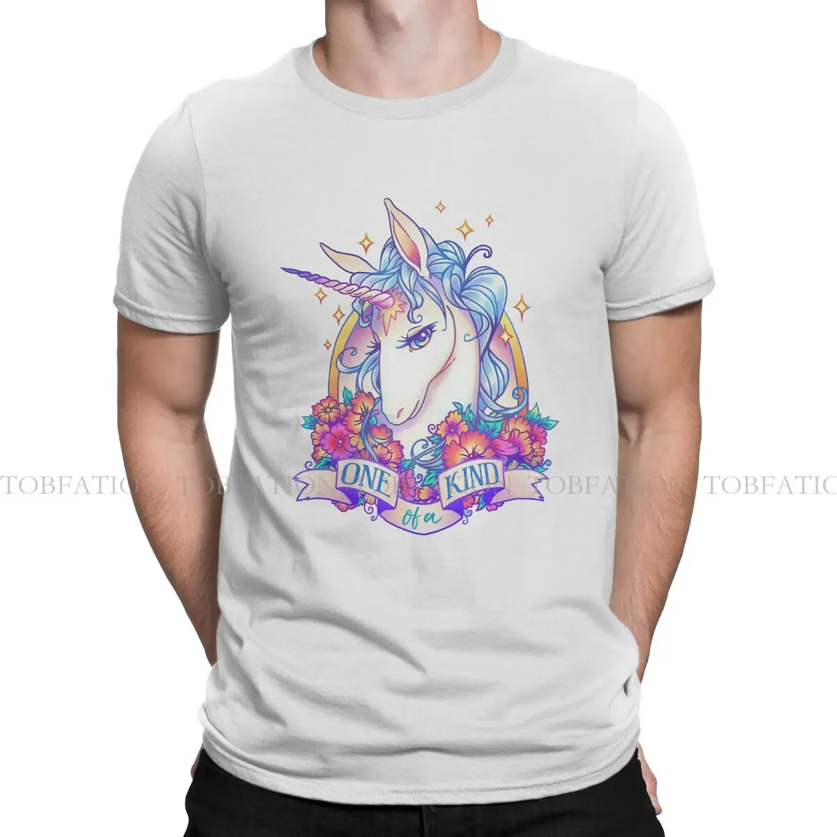 One Of A Kind Creature Classic Hip Hop TShirt Unicorn Cute Style Tops Casual T Shirt Men Short Sleeve Special Gift Idea