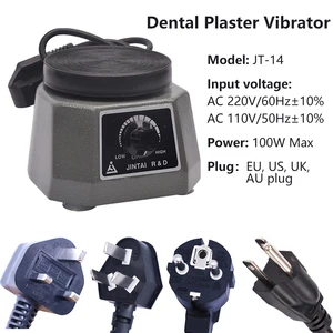 Zahnpibrator Rundplatte, kleiner Gips, Schüttelfrost mit variabler Intensität, einstellbare Geschwindigkeit, Vibrationstisch, Gypsm -Geräte 6 Hauptverkaufsvibrationsplatte - №1