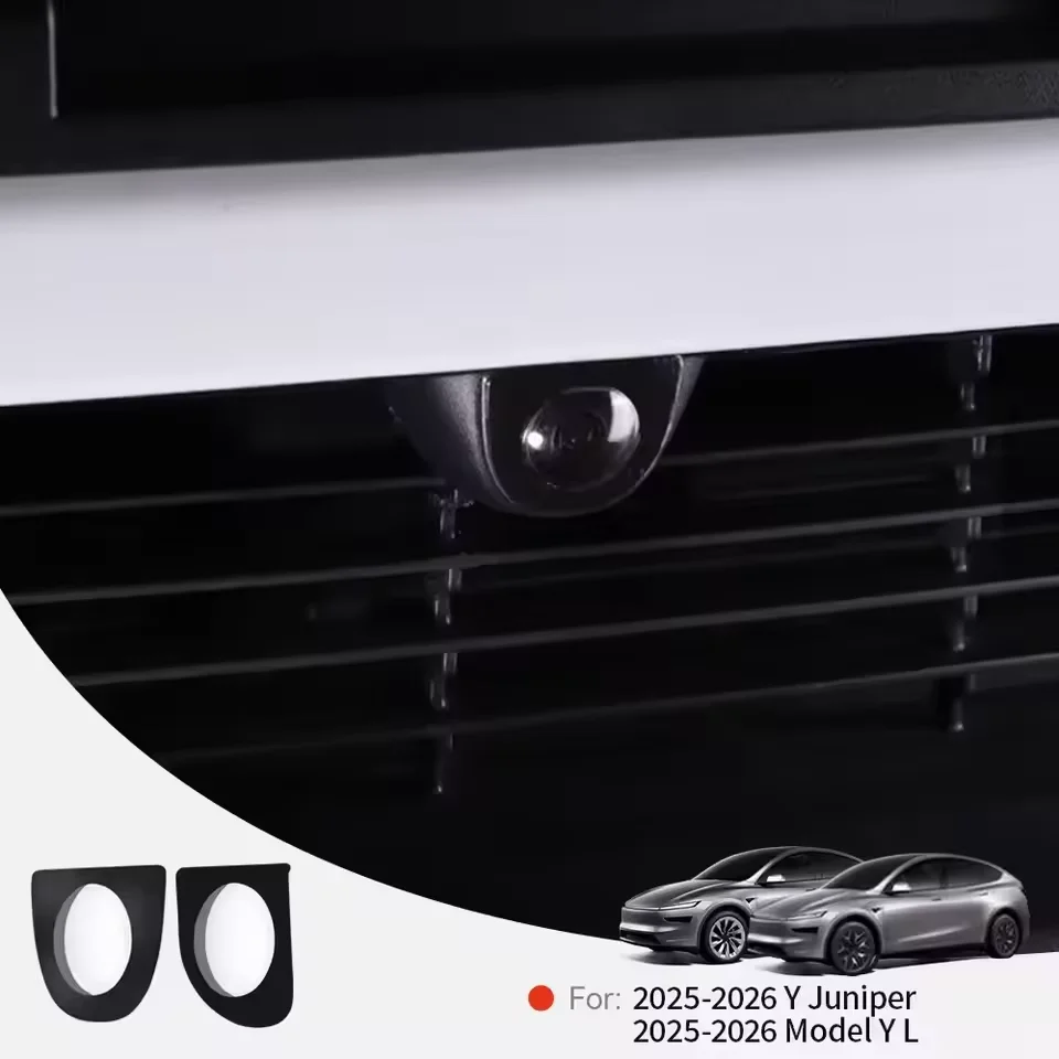 

2Pcs Anti-Scratch Lens Protector Vehicle Front Camera Lens Guard Protection Cover for Tesla Model Y Juniper/Model YL 2025 2026