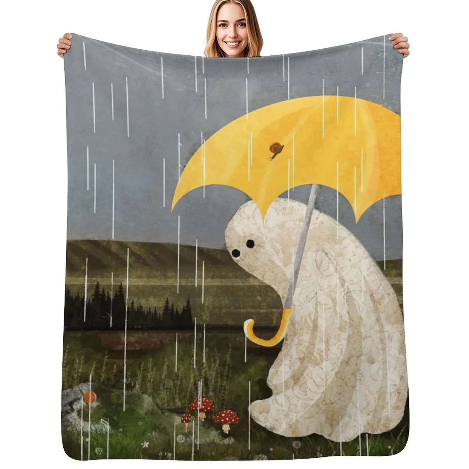 

Making Friends Throw Blanket Decoratives Soft Big Bed covers Flannels Blankets