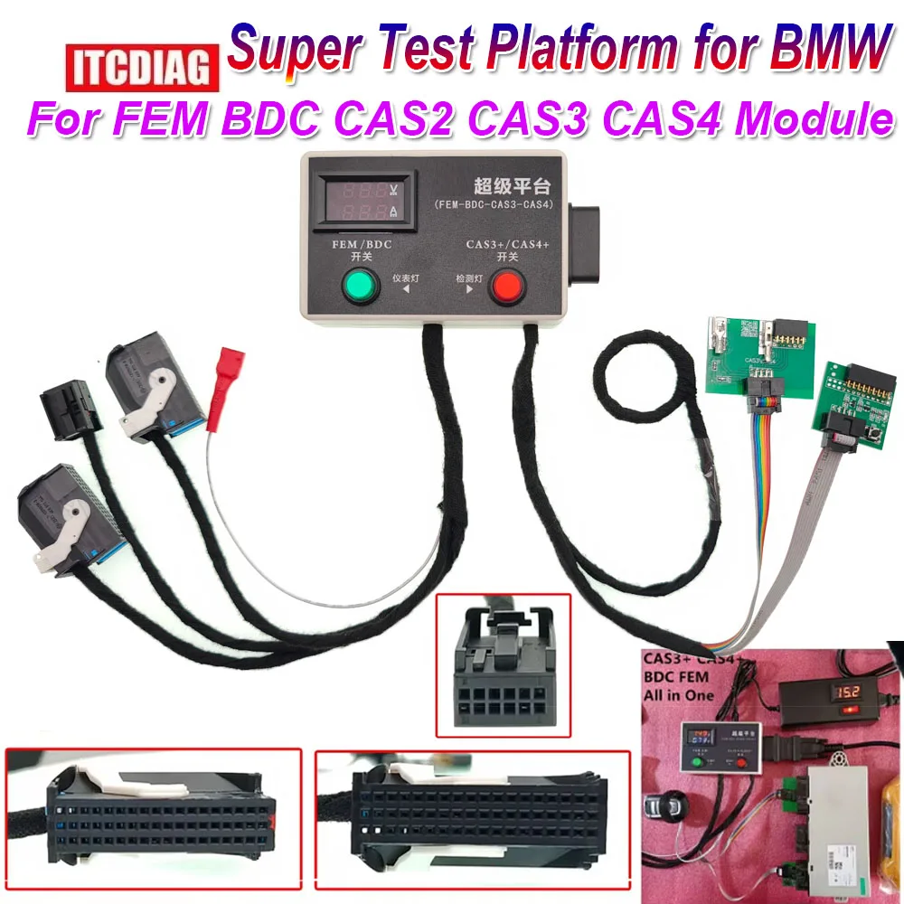 New Super Test Platform for BMW for FEM BDC CAS2 CAS3 CAS4 Module All in One Programming Tool For VVDI2 IM508 CGDI Explorer