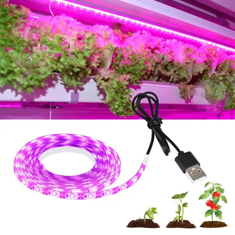 Growing Lamp Waterproof Indoor Veg Plant Growing Lamp Plant Grow LED Light for Plants Flowers Greenhouse Hydroponic