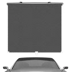 Car Window Sun Shade Curtain Retractable Car Sunscreen Curtain Window Sun Visor For UV Rays And Heat Protection Car Interior