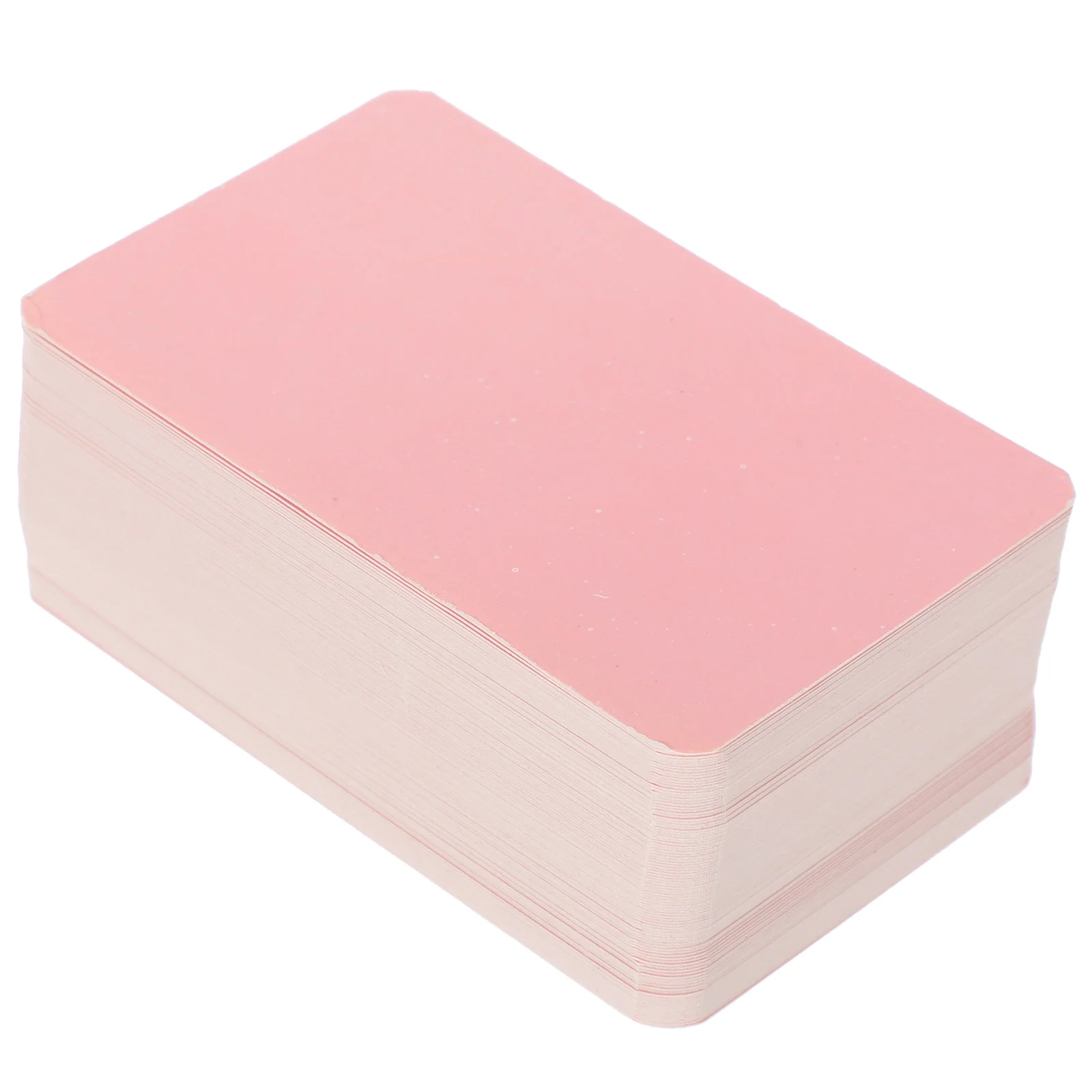 100 Pcs Greeting Card Organizer Note Convenient Word Cards Portable Pink Paper Compact Blank