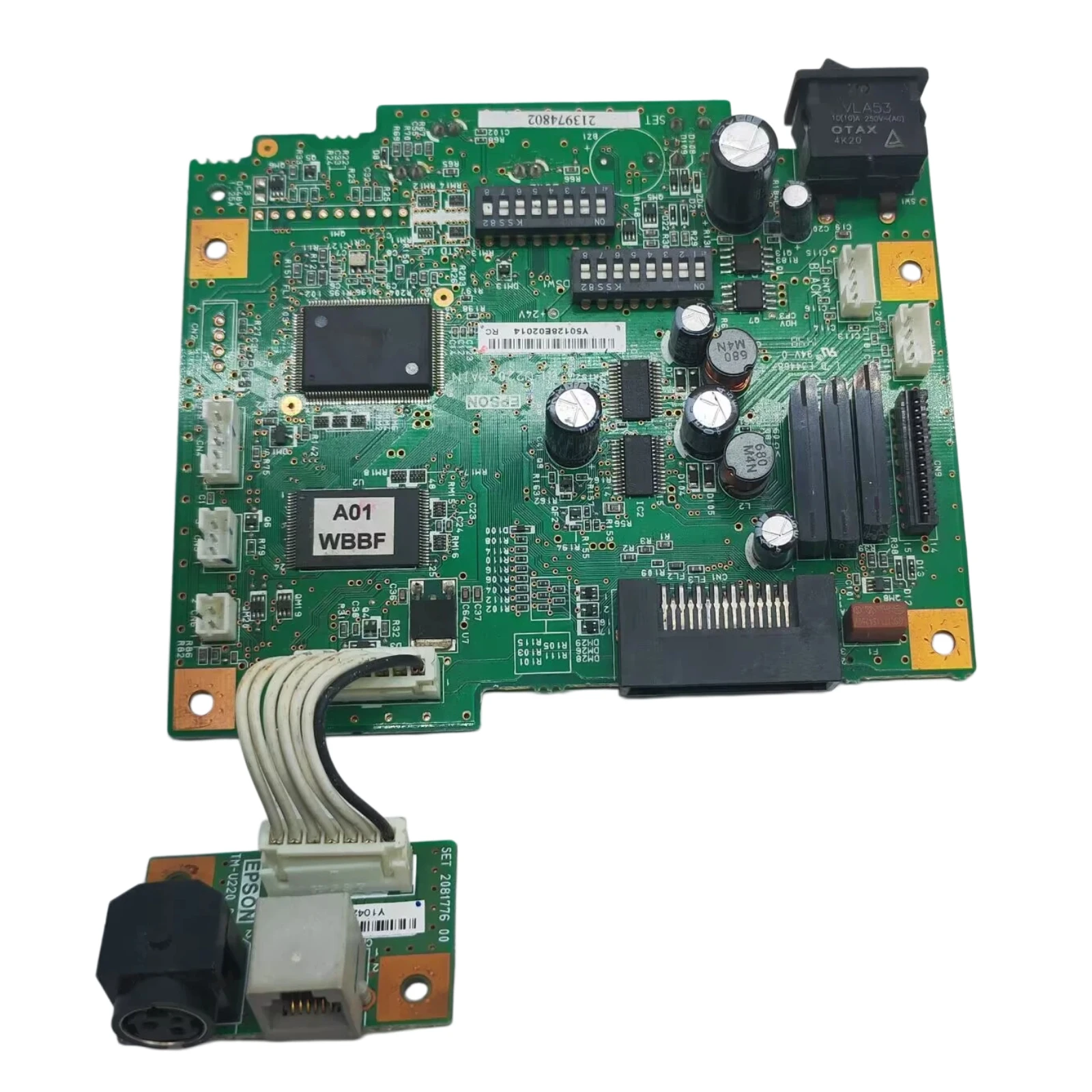 

TMU220D Printer Parts TM U220D TMU220PD TM U220PD TM-U220PD TM-U220D Main Board Motherboard Only Fits For Epson M188D