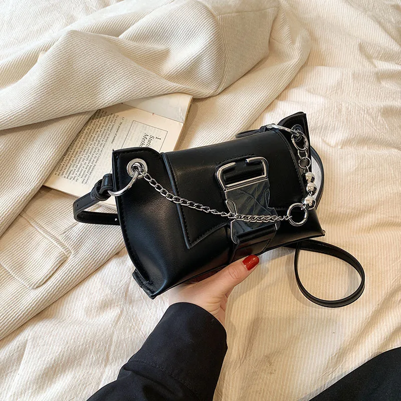 

Famous brand design bags for women 2023 luxury bolso replica Fashion Retro Handbag Female bag chains bag Wide shoulder strap