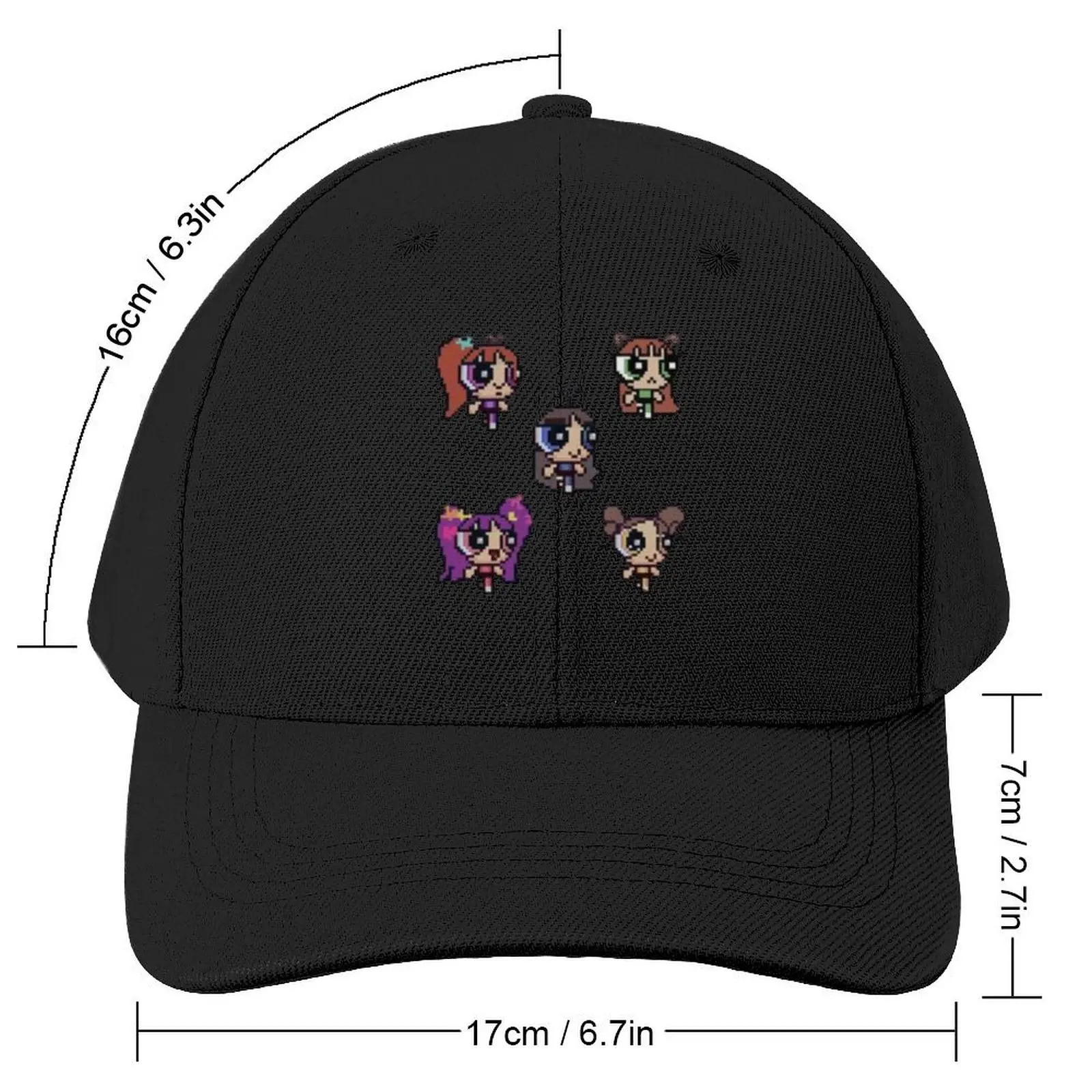 Power puff-New Jeans Baseball Cap foam party Hat Fashion Beach Boy Child Women's