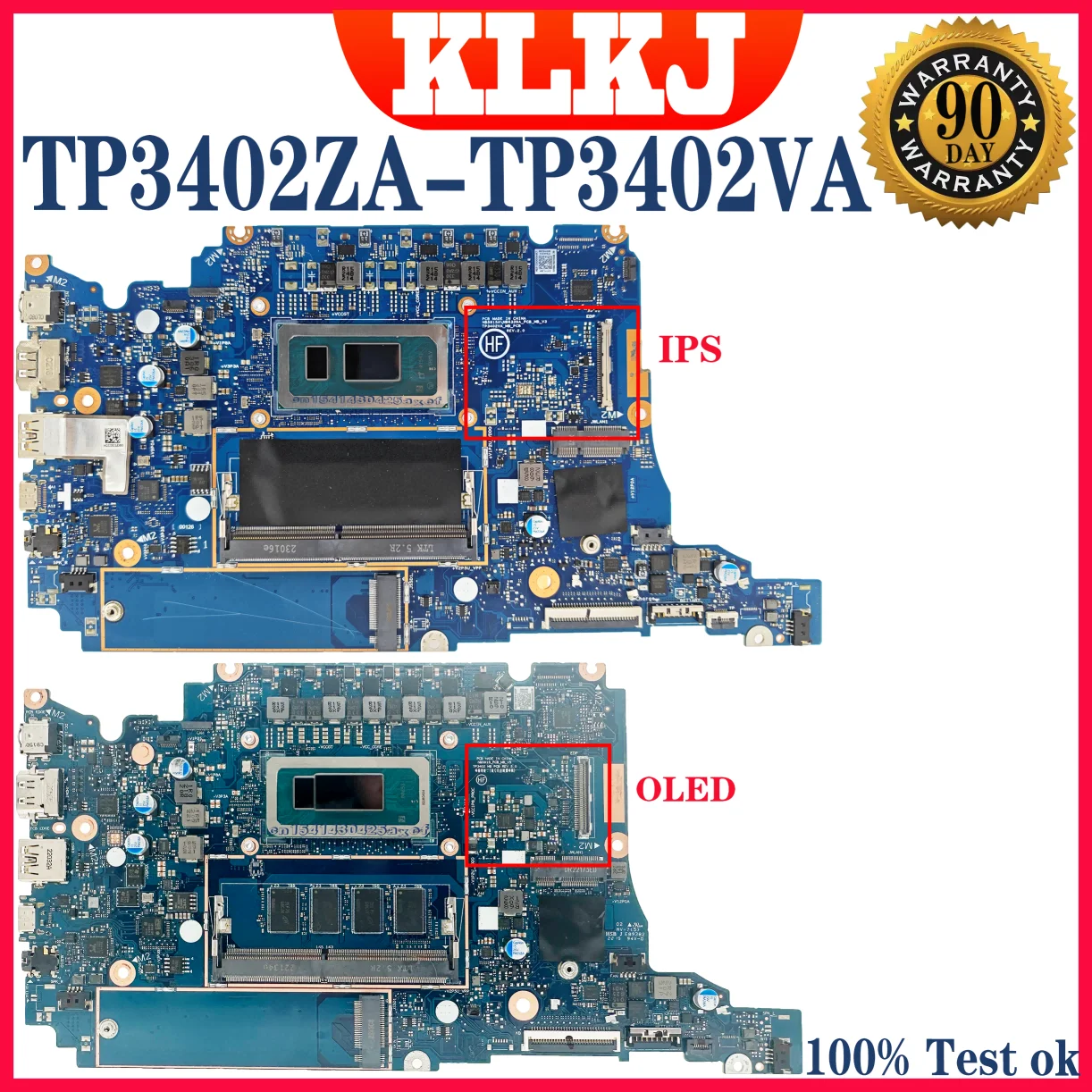 Dinzi TP3402ZA TP3402VA Motherboard ASUS TP3402Z J3402ZA J3402Z R3402ZA  R3402VA Vivobook S14 8GB-RAM i5-i7/12-13th 100% Tested