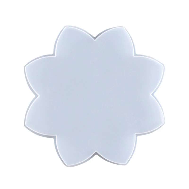 Handicrafts Ornaments DIY UV Epoxy Mold DIY Crafts Cup Mats Silicone Mold Handmade Home Decoration Coaster Casting Mold Y08E