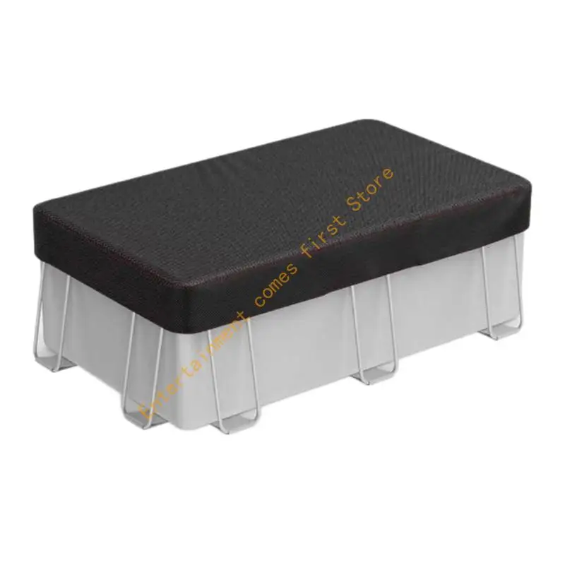 Rectangular Outdoor Above Ground Pool Cover for Cleaner Storage Days and Shade 55KD