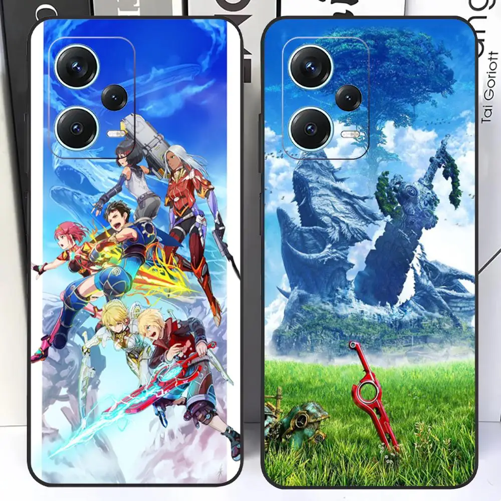 Funda de teléfono de la espada de otro mundo, carcasa negra para Redmi Note 13 Pro Plus 12 11 A3X A1 A2 13C 12C