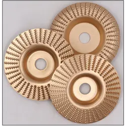 1/3Pcs Wood Grinding Wheel Angle Grinder Disc Arc/Flat/Bevel Wood Polishing Wheel Rotary Shaping Carving Sanding Abrasive Tool
