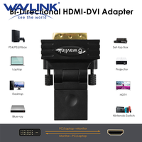 Wavlink DVI to HDMI Adapter Female to DVI Male Bidirectional Converter Rotatable Support 1080P HD for Raspberry Pi Roku Xbox One