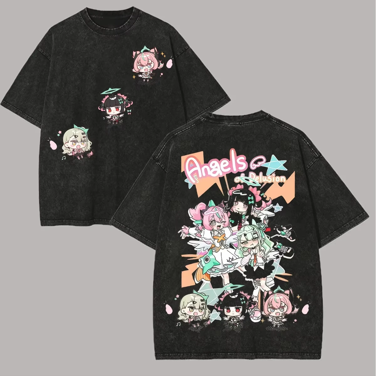 Zenless Zone Zero T-Shirt Men Women Cotton Graphic Printed Washed Retro Streetwear Oversized Unisex Anime Game Vintage Punk New