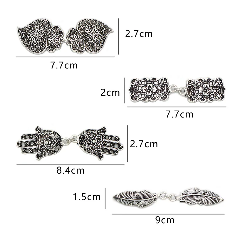 New Fashion Sweater Shawl Clip Pearl Silk Scarf Buckle Corsage Duck Clip Vintage Collar Chain Buckle Party Costume Accessories
