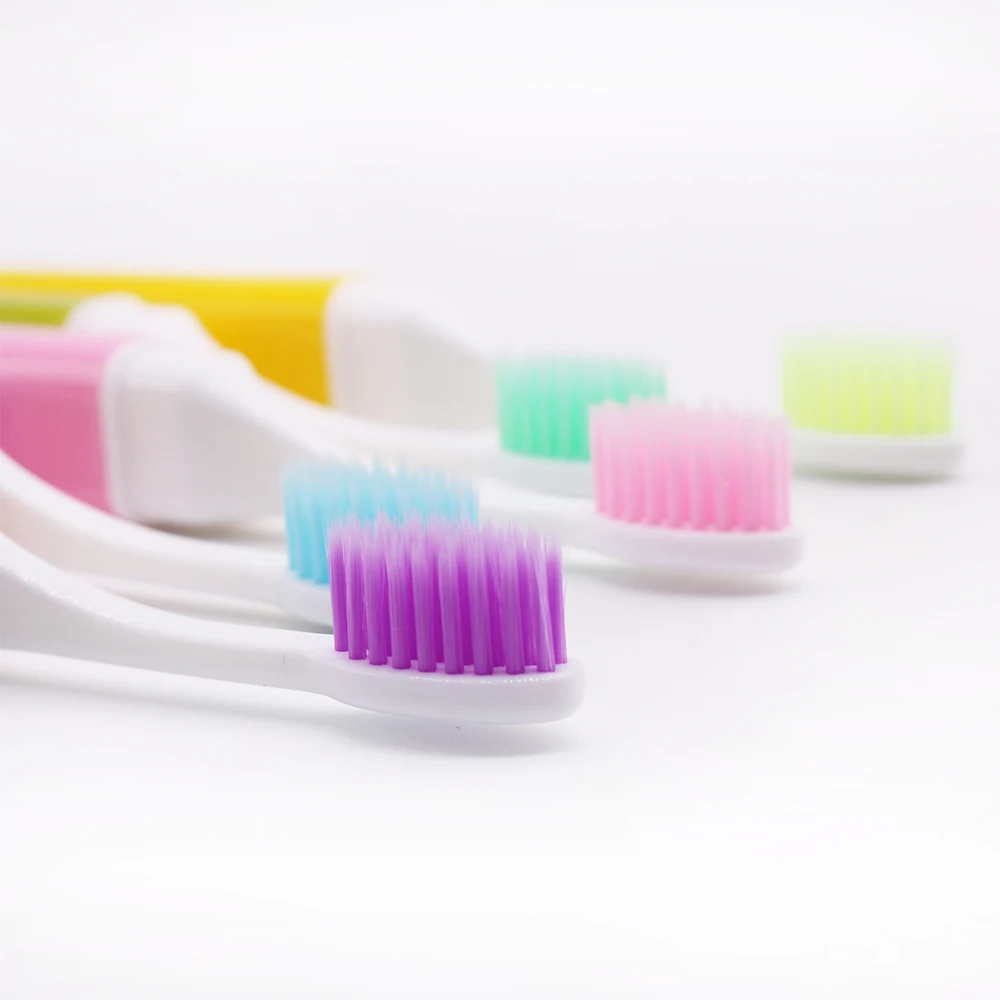 

5 Pcs Adult Kids Travel Toothbrush, Portable Folding toothbrush ,Soft Bristle Travel Size with Cover Case for School, Hiking