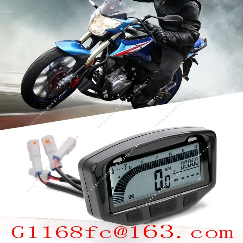 752-119 Motorcycle, Bicycle, Yacht, UTV/ATV LCD Instrument, Speedometer, Odometer