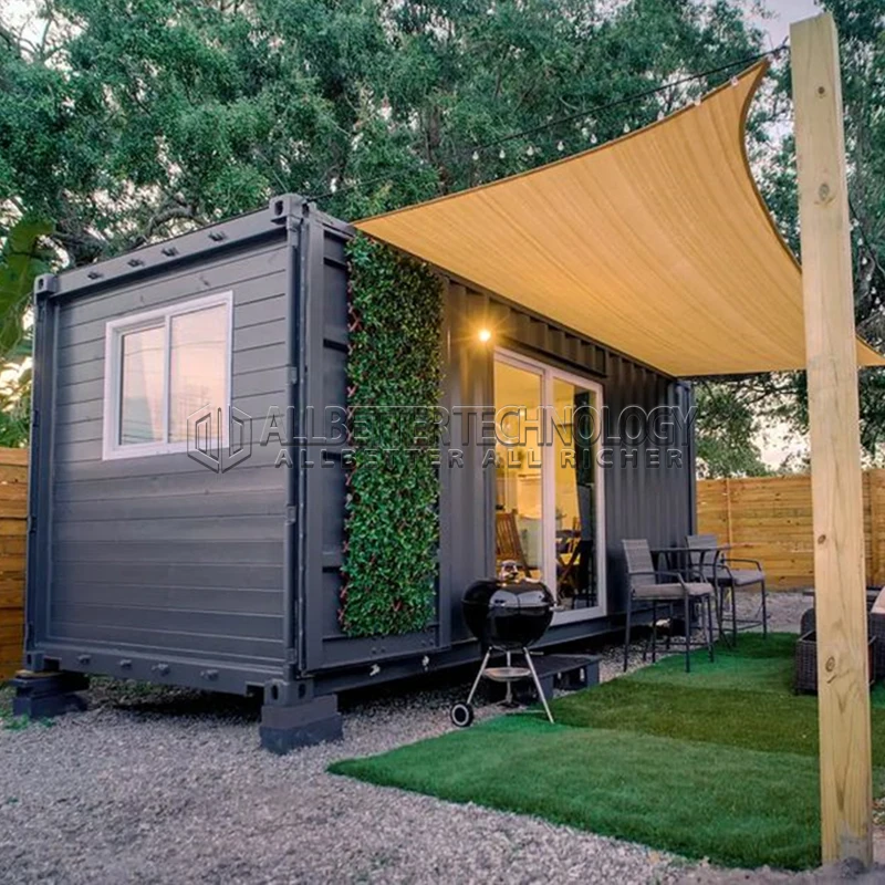 Allbetter Quick Build Expandable Container House Prefab Modular Home Bedroom Portable Villa with Furniture for Office or Shop