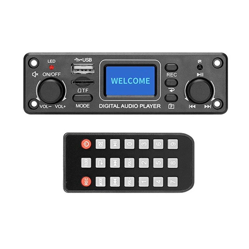 Lettore audio digitale Scheda di decodifica lettore MP3 Bluetooth 128X64 DOTS LCD USB SD BT FM Modulo lettore musicale TPM119B-A22U