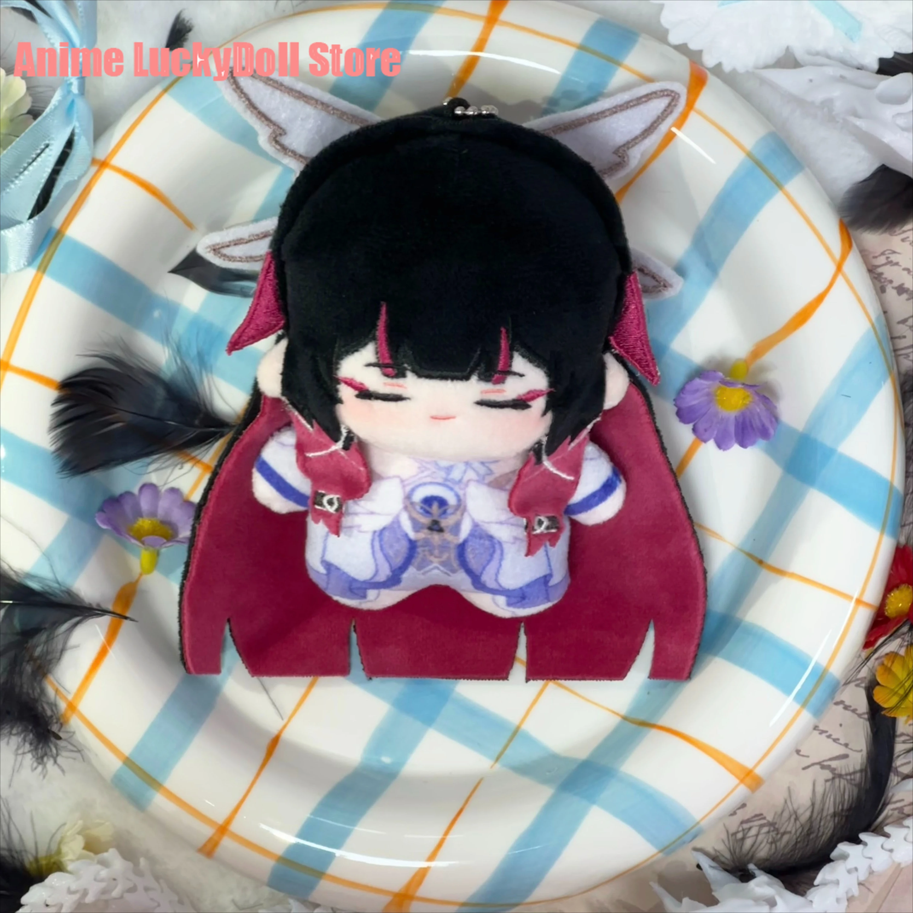 

Cute Genshin Impact Columbina 10cm Game Mini Doll Figure Plush Toy Stuffed Plushies Puppet keychain Backpack Pendant Gifts