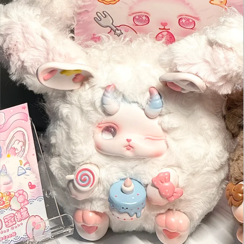 

Genuine Loloan Dessert Series Series Plush Blind Box Desk Deocr Ornament Trendy Play Figure Surprise Box Lovely Birthday Gift