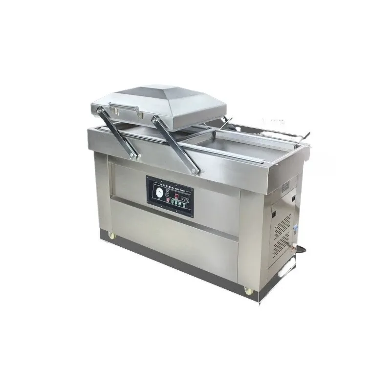 400 Type Sealer Vacuum Food Automatic Double Chamber Flat Vaccum Packer Saver Bags Kichen Commercial Packaging Machine