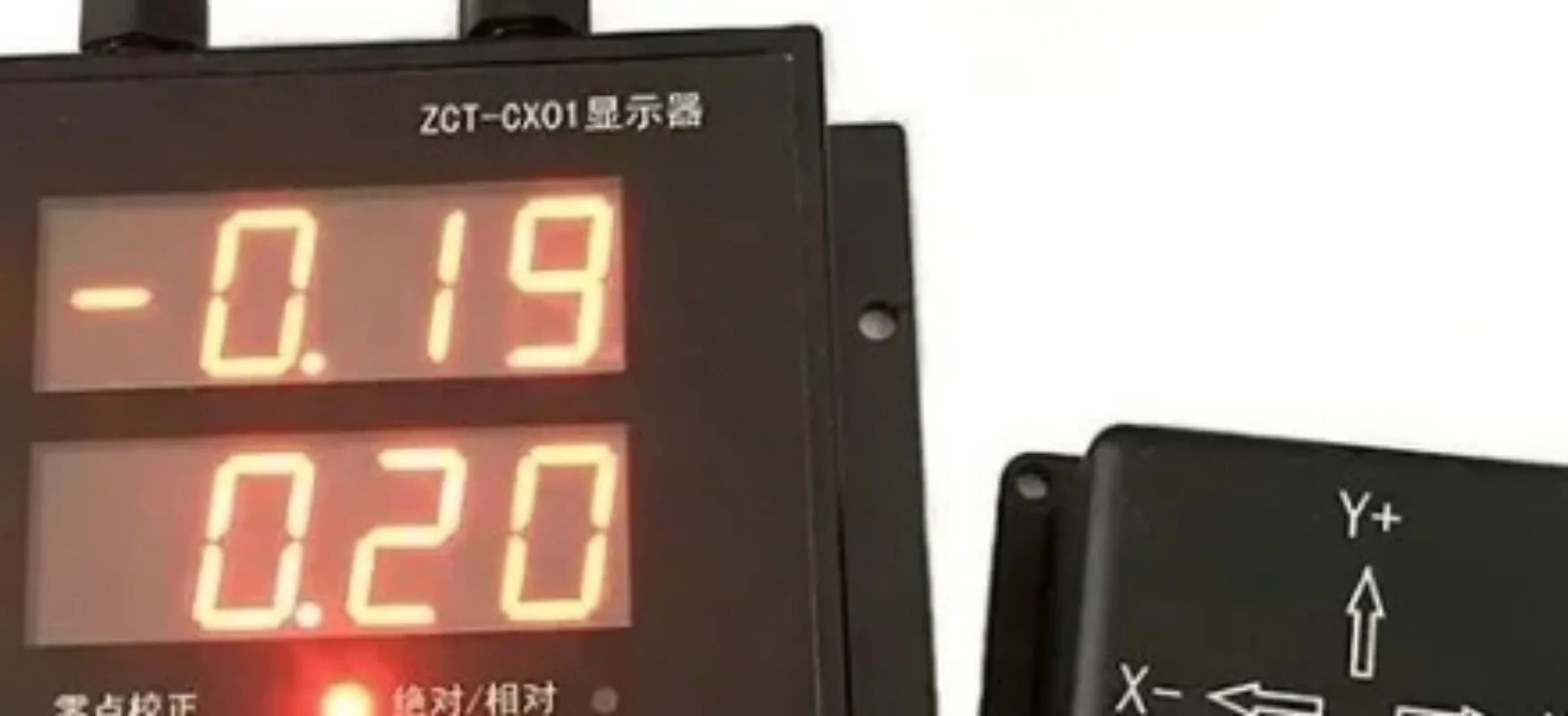 

ZCT-CX01-C Dual Axis Digital Inclinometer Tilt Angle Sensor With Remote Display For Pipe Jacking