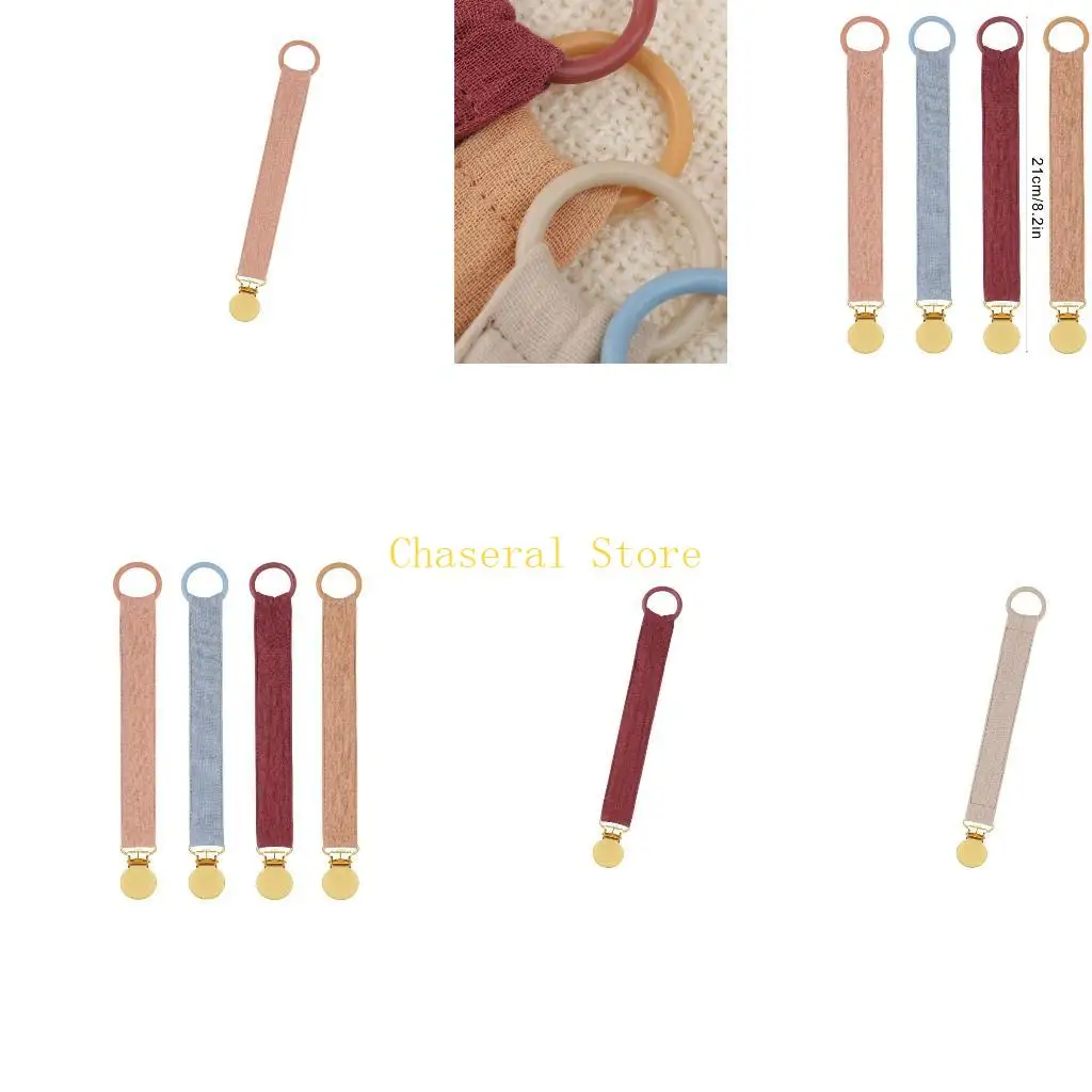 

E7CE Pacifier Clip Chain Belt for Baby Infants Soothing Toy Lanyard Strap Dummy Strap