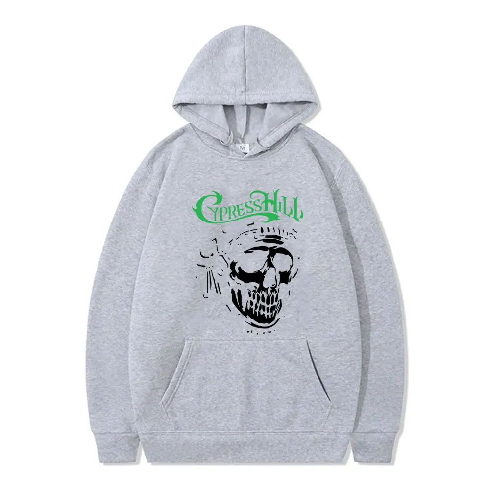 Rapper Cypress Hill Skeleton Graphic Hoodie Men Women Hip Hop Fashion Oversized Streetwear Male High Quality Fleece Sweatshirt