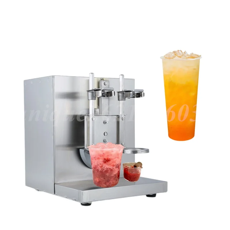 Fabricante de Shake Elétrico para Chá Bolha, Misturador de Sorvete, Cabeças Duplas, Aço Inoxidável Comercial, Bubble Boba Milk Tea, Shaker Cup, 110 V, 220V