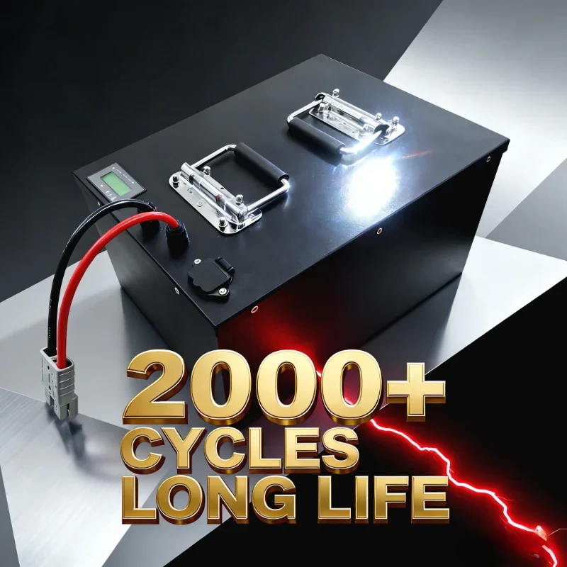 36V 100-200Ah LiFePO4 Battery w/BMS + Charger – Reliable Power for 3600W Travel Trailers, Yachts, Motorhomes & Solar Energy Sto