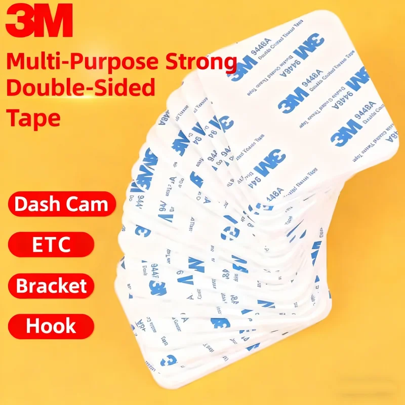 3M 9448A Double-Sided Adhesive 100/50/20/10pcs High Viscosity Foam Tape Traceless Thickening Car Decoration Die Cutting Tape view 2