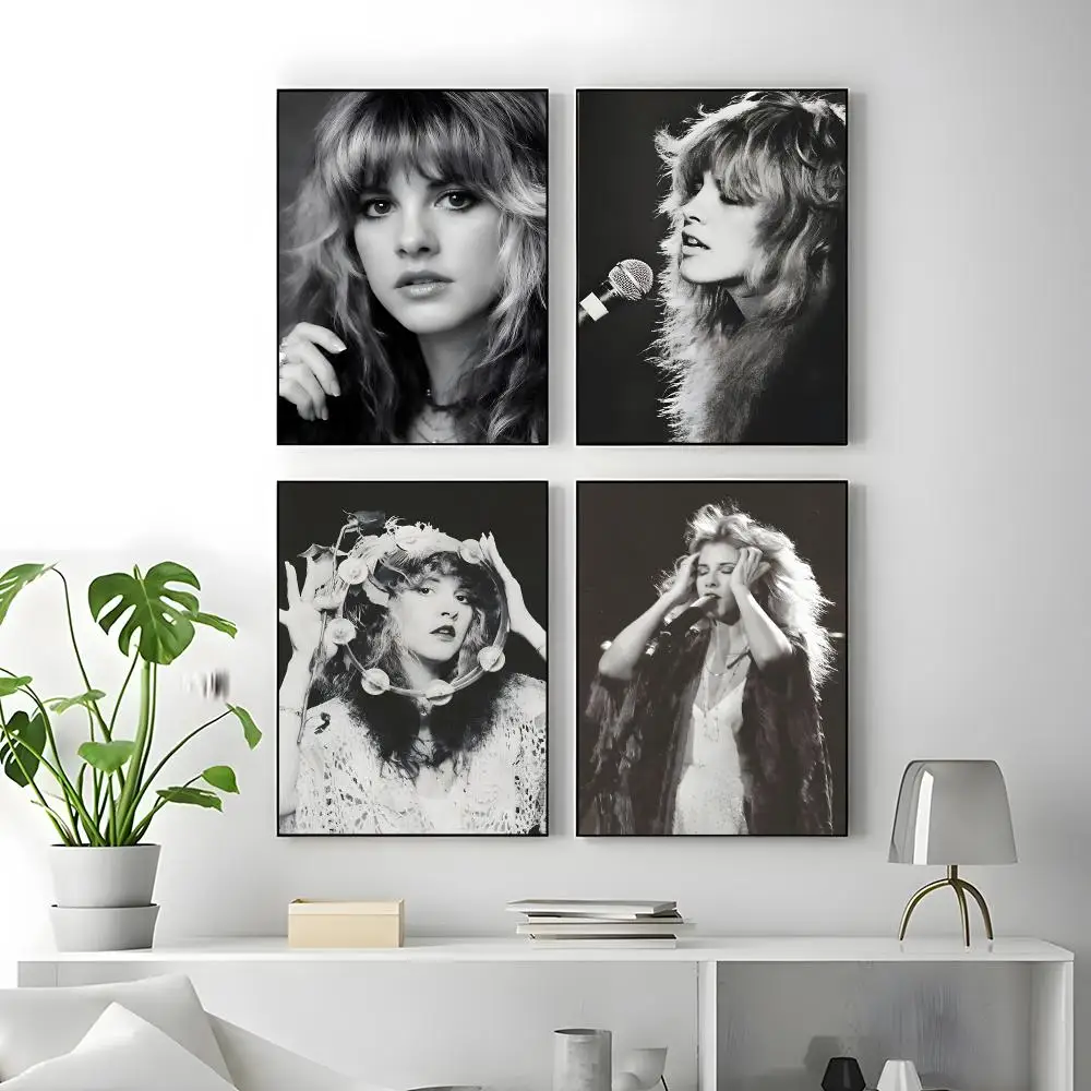 S-Stevie Nicks Poster Poster High Quality Wall Art for Home Office Bedroom Living Room Perfect