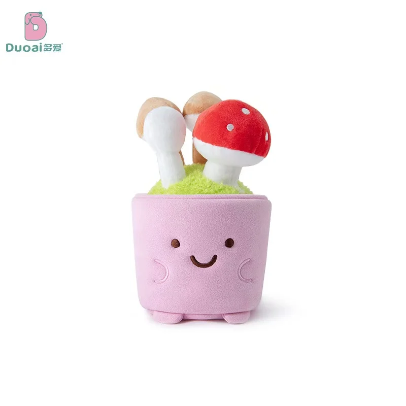 19cm latest simulation potted plant series stuffed plush toys, cartoon anime cute pillows, children's birthday gifts, fun dolls
