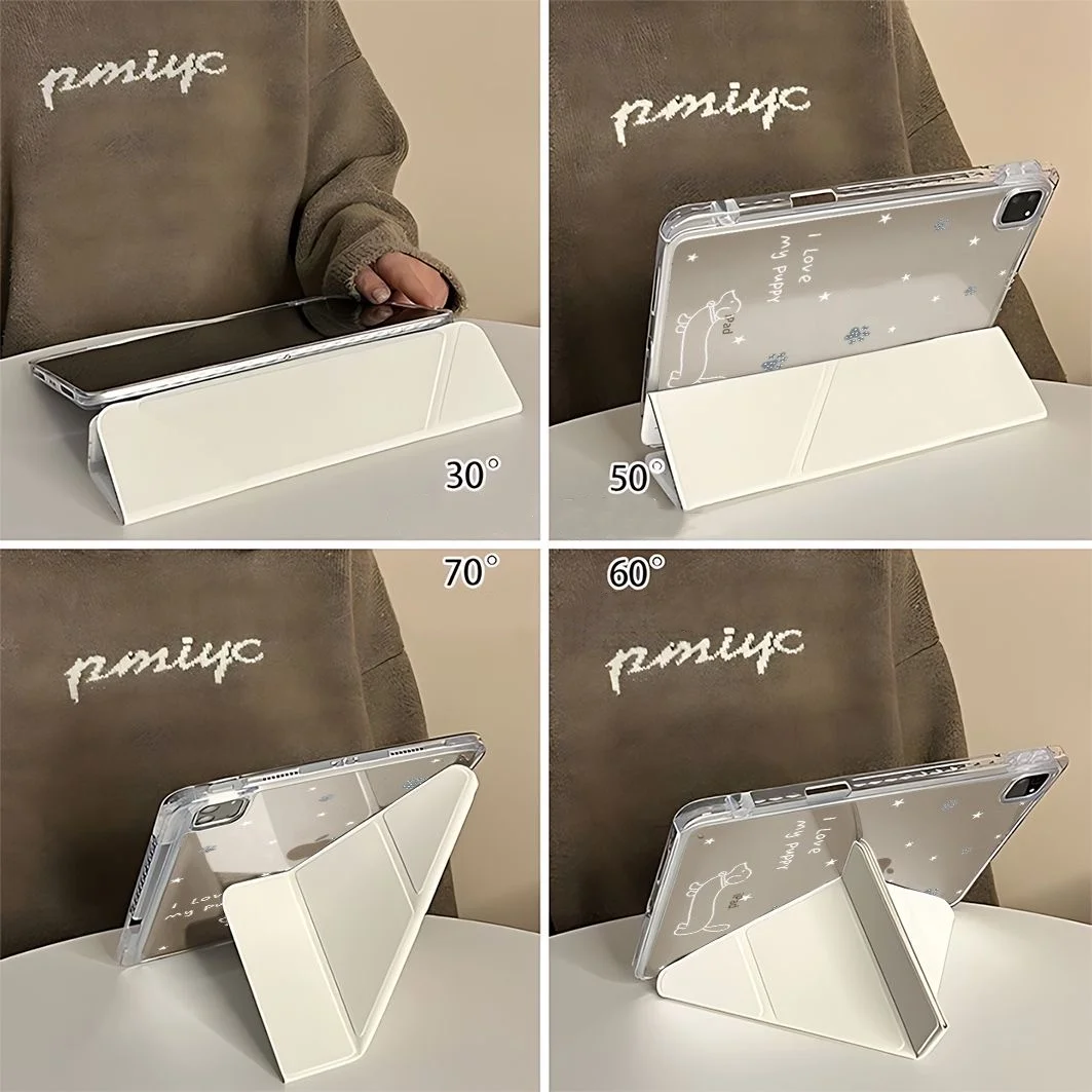 حافظة كرتونية لجهاز iPad Air 5 4 A16 11th iPad Pro 11 12.9 13 M5 10th Gen 10.9 10.2 9th 8th 7th Mini 6 7 حافظة ذكية مع حامل قلم #6