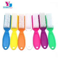 2/4/6 Pcs Plastic Soft Nail Brush Cleaning Remove Dust Powder Long Handle Brushes Durable Nails Art Manicure Care Accessory Tool