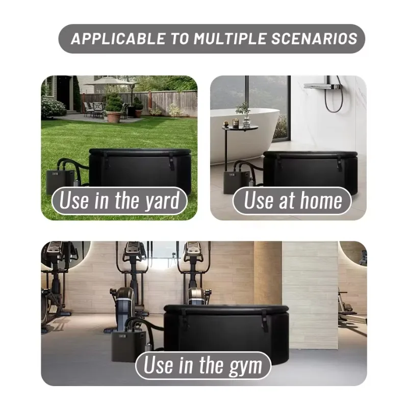 Xiangyin 1hp Vanace Мини-холодильник Система охлаждения 300L Охладитель воды для ванны Ледяной запуск Охладитель с фильтром