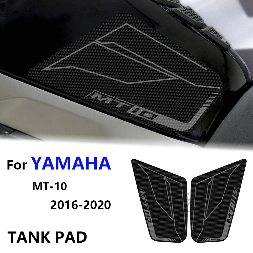 Dla Yamaha MT-10 MT10 2016-2020 Tank Grip Traction Pad Side Tank Pad Protection Knee Grip Mat Tank Sticker