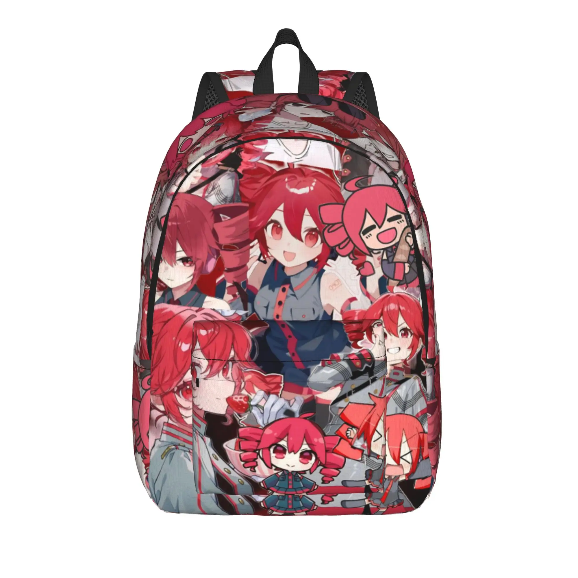 Kasanes Virtual Singer Tetoes Teenage Backpack Pocket Student Hiking Travel Cartoon Cute Daypack Men Women Laptop Canvas Bags