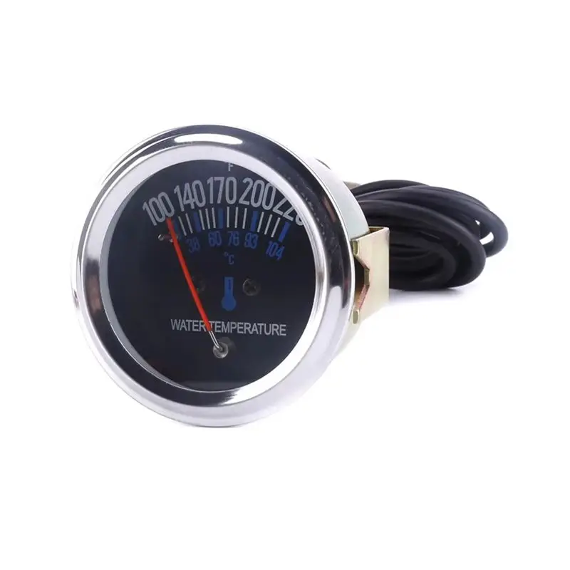 

Precision Water Temperature Gauge For Vehicles - Motorcycle And Car Tester In Fahrenheit And Celsius