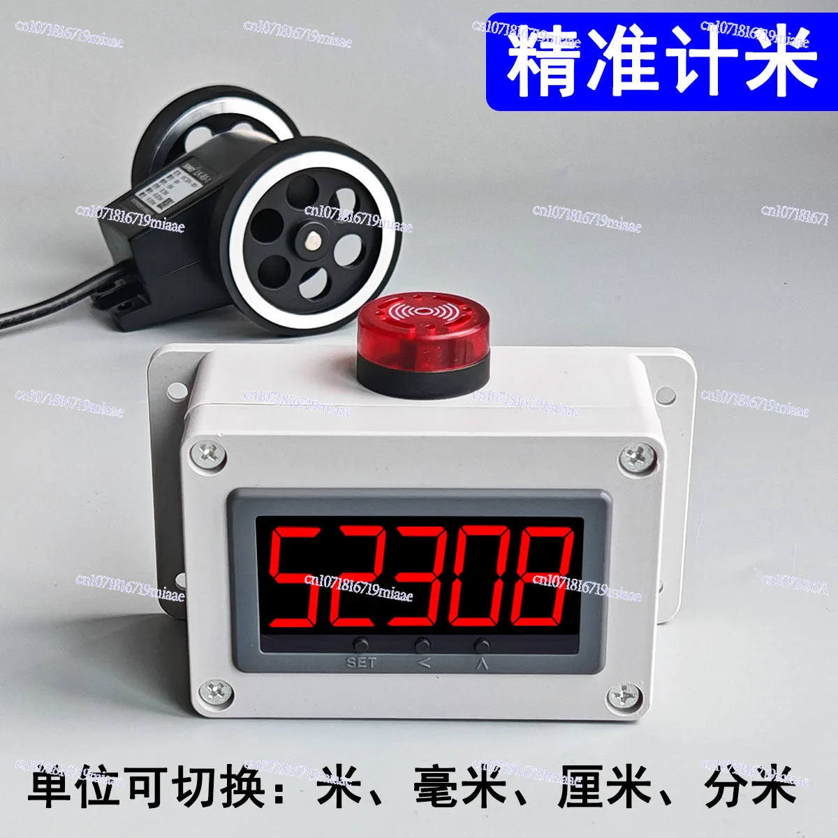 

High Precision Roller Type Electronic Digital Display Pulse Meter Industrial Automatic Coder Code Meter Wire Rope Encoder
