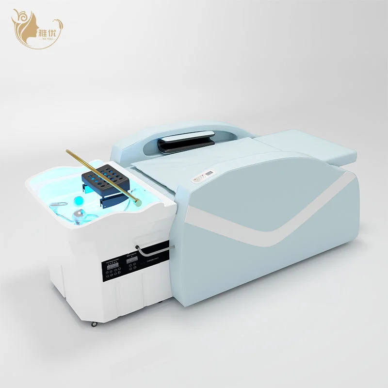 New Model Shampoo Bed Head Spa Salon Facial Beauty Lay Down Shampoo Bed for Beauty Salon Used Salon Massage Shampoo Bed