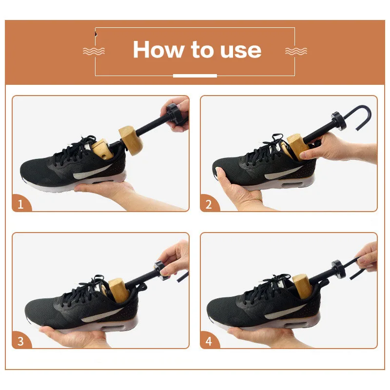 High Quality Wooden Shoe Trees Adjustable Shape For Women Men Wood Shoes Tree Professional Shoe Stretchers Extender Keeper