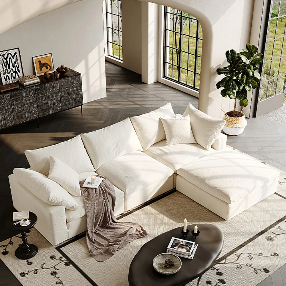 Small Spaces for Villas-Direct Factory Reclining 45D High-Density Foam Fabric Couch Settee Vacuum Packed Compressed Sofa Bed