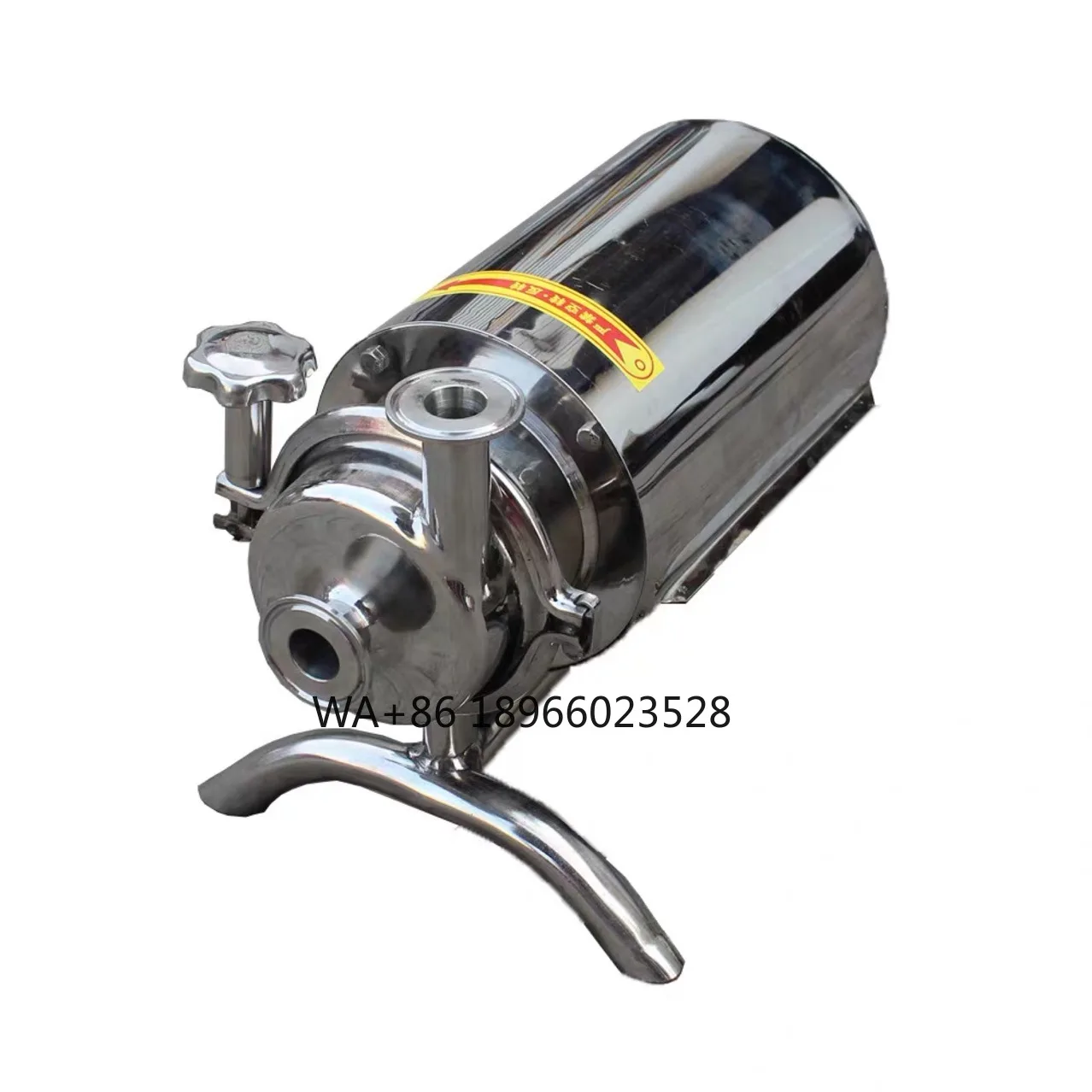 10T 2.2KW  Explosion-Proof Motor Stainless Steel Sanitary Tri Clamp Centrifugal Milk Transfer Pump