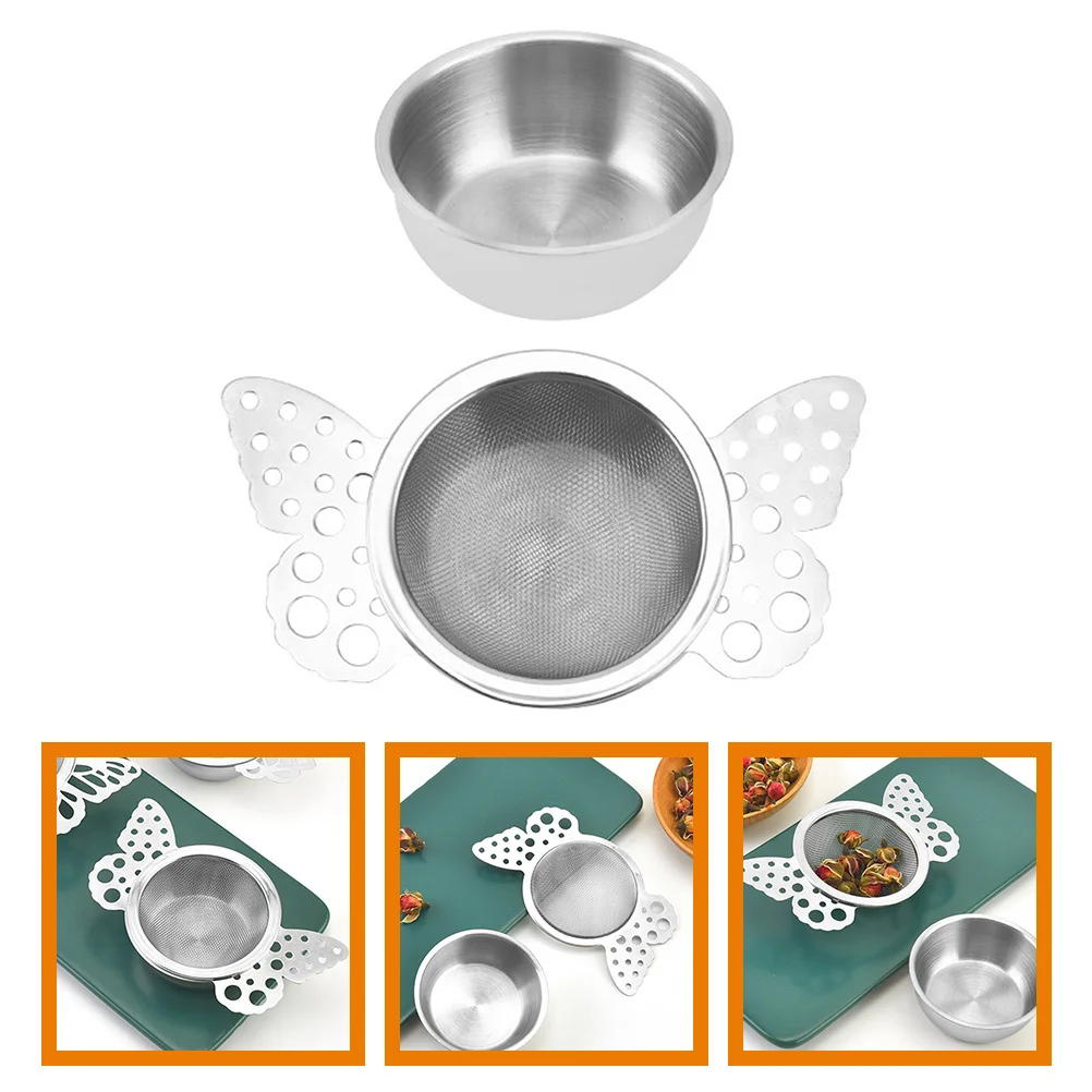 

Steel Strainer Fine Mesh Metal Filter For Loose Strainers For Loose Tea Fine Mesh Leaf Tea Teapot Infuser Kitchen Bar Tool