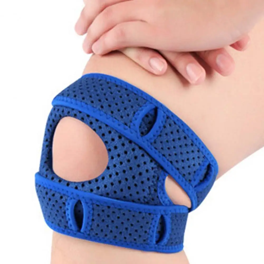 Knee Brace with Shock-absorbing Washer Anti-pilling Knee Sleeve Adjustable Patella Knee Brace for Arthritis Pain Relief for Men