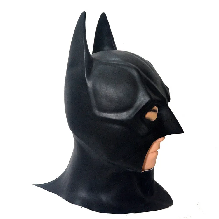 Bat Latex Masks Man Full Head Mask Bruce Wayne Dark Knight Cosplay Bats Mask Halloween Party Props