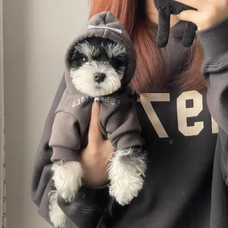 Winter Pet Dog Clothes For Dogs Cats Hoodies Warm Sweatshirt Small Medium Large Dogs Jacket Clothing Pet Costume Luxury Clothes