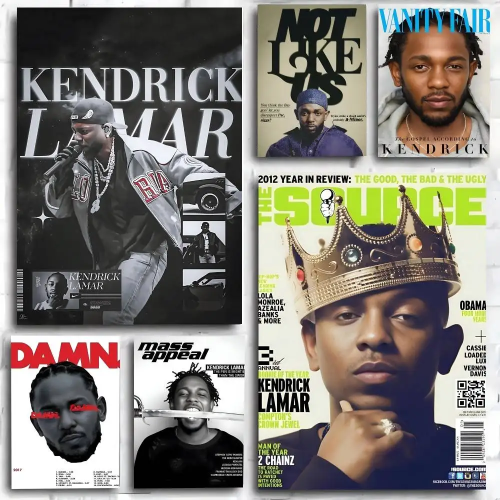 Kendrick Lamar Rapper Poster Art Print Anime Style Home Decor Ideal Gift Perfect Room Decor